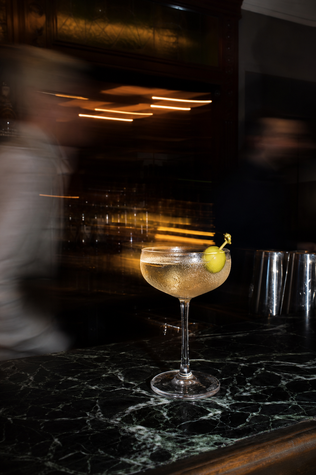 Cocktail im Blitzlicht